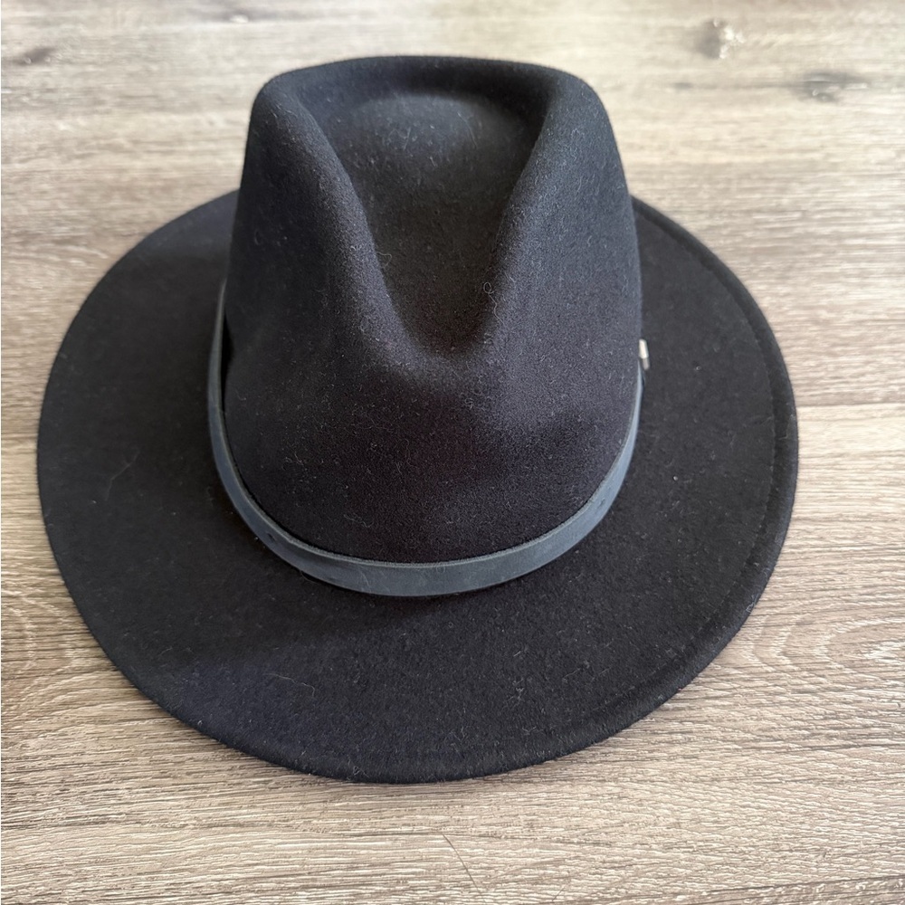 Brixton Black Wool Fedora
